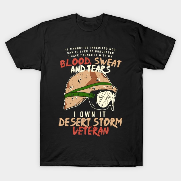 VETERAN: Desert Storm Veteran T-Shirt by woormle